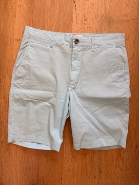 Men's Light Blue Cotton Chino Shorts